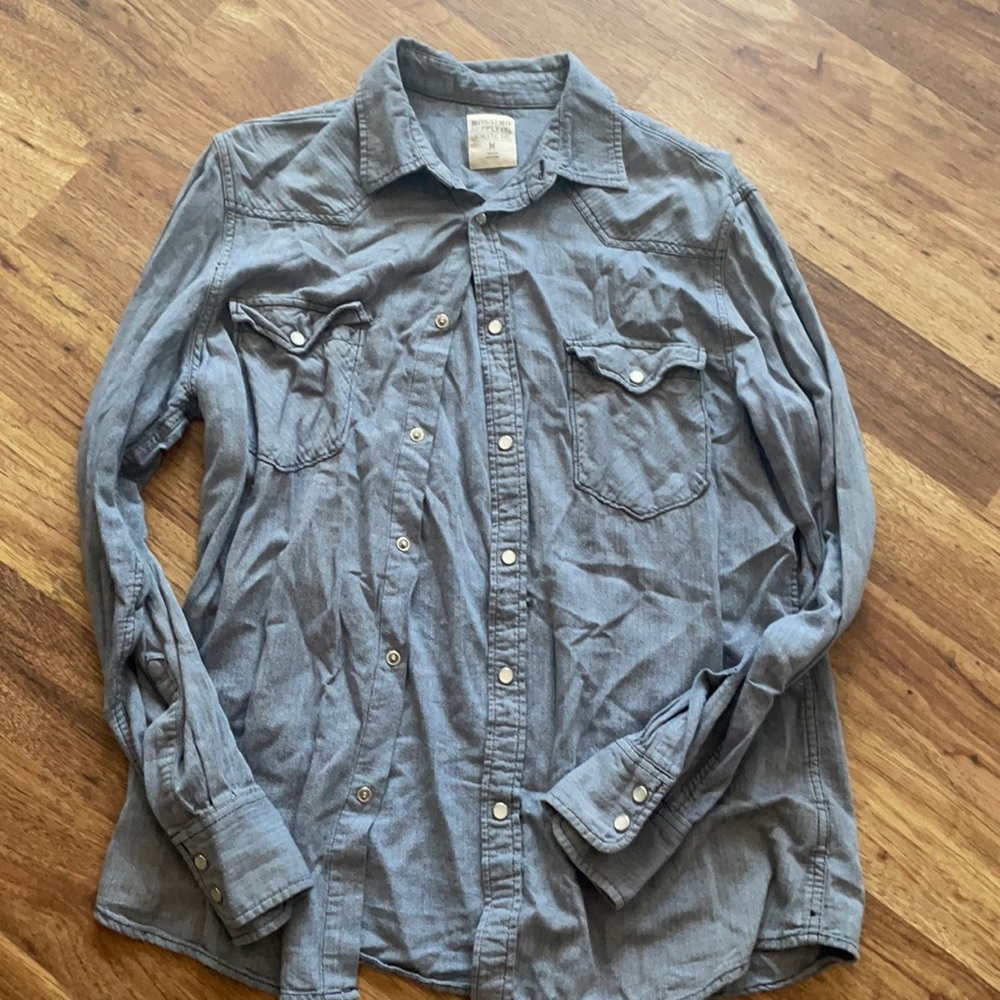 Mossimo pearl snap western